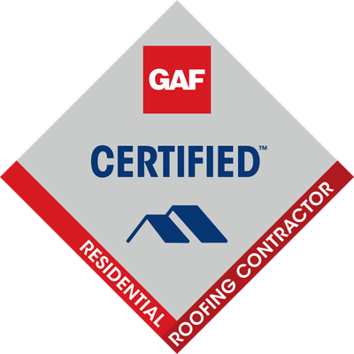 GAF Certified Residential Roofing Contractor badge